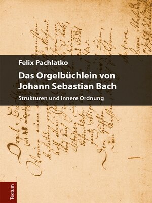 cover image of Das Orgelbüchlein von Johann Sebastian Bach